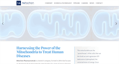 Desktop Screenshot of mitochonpharma.com