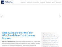 Tablet Screenshot of mitochonpharma.com